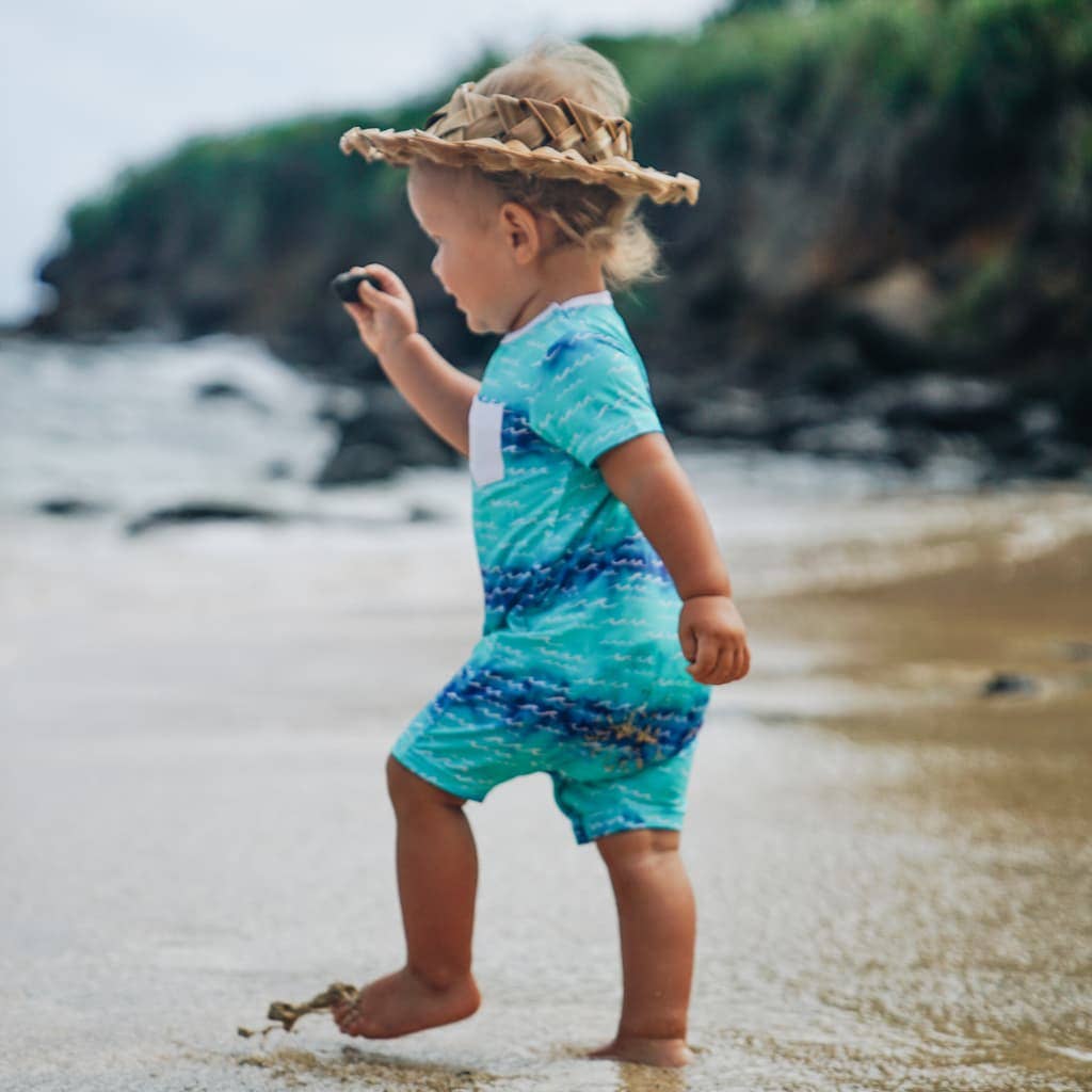 Nalu Shortie Bamboo Romper: 18-24M
