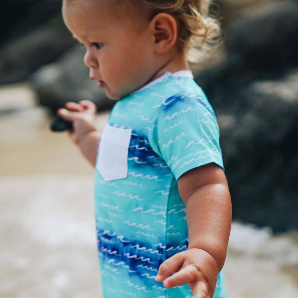 Nalu Shortie Bamboo Romper: 18-24M