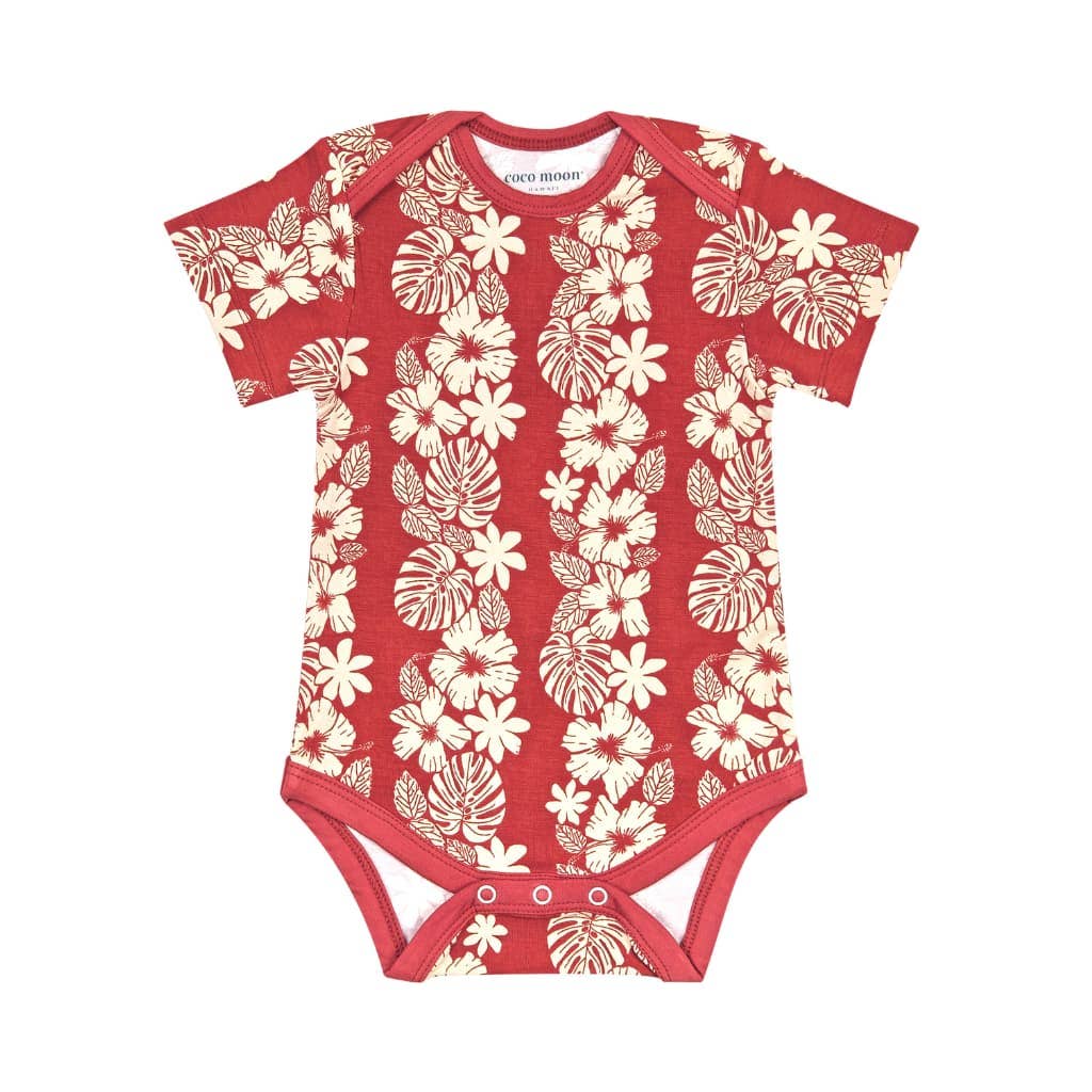 Vintage Aloha Bamboo Onesie: 0-6M