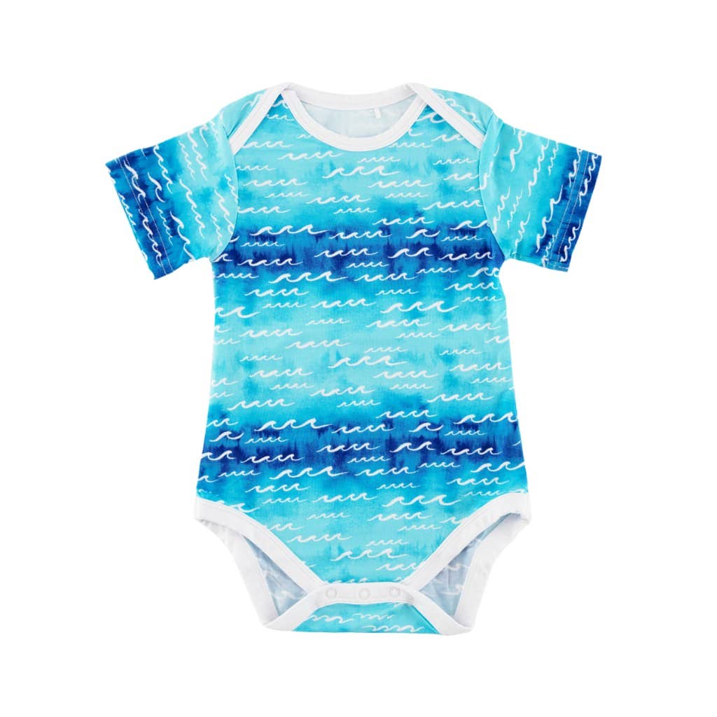 Nalu Baby Bamboo Onesie: 0-6M