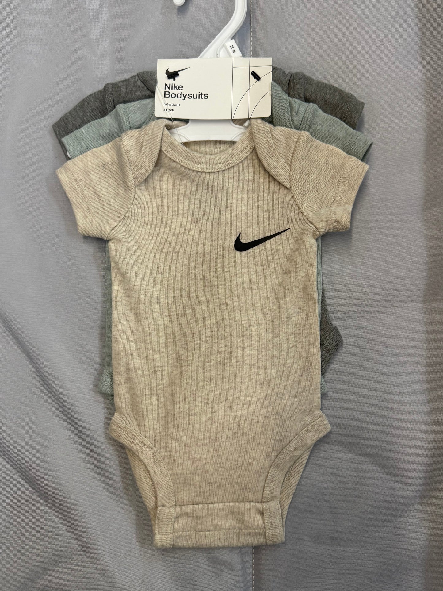 New 3pc Nike Bodysuits, Newborn