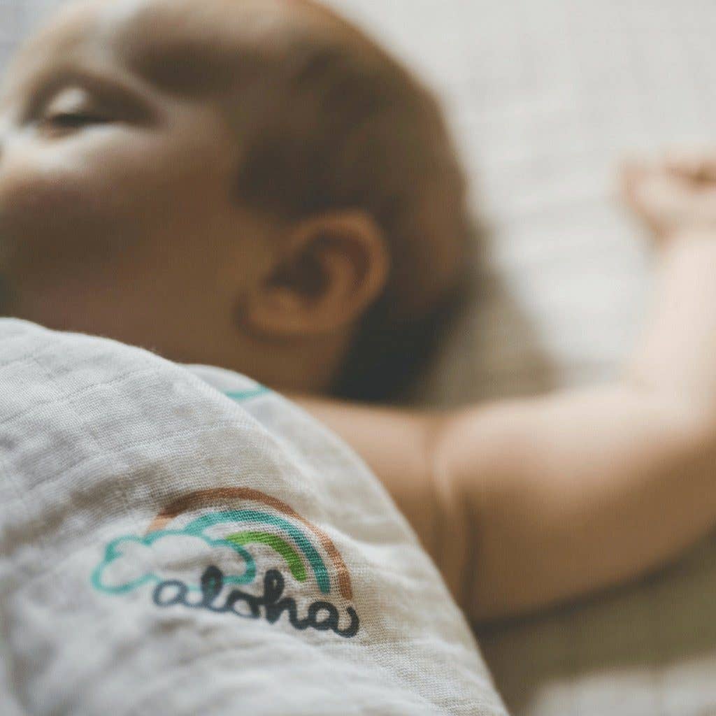Pot O' Aloha Muslin Baby Swaddle Blanket