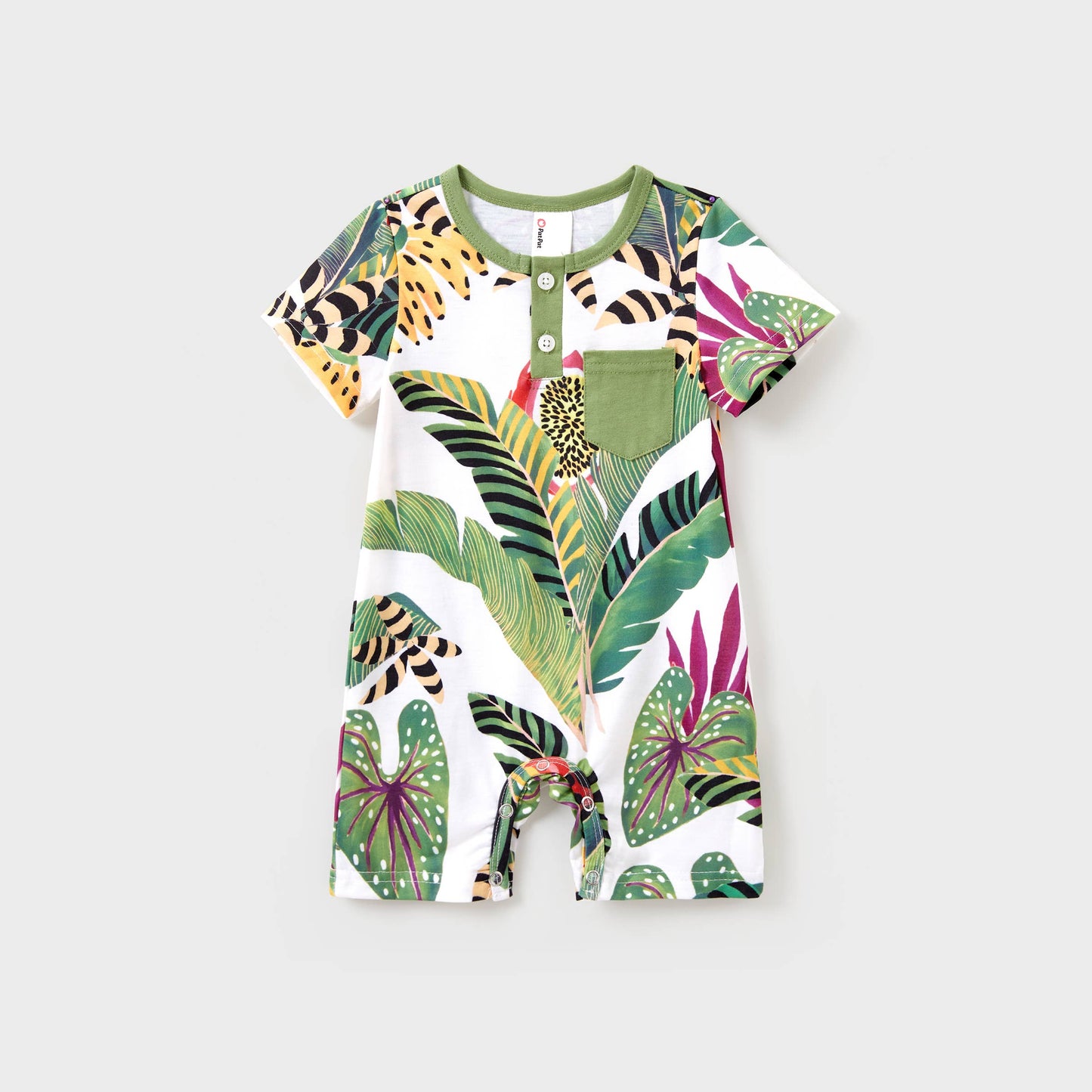 Tropical Romper: 3-6M