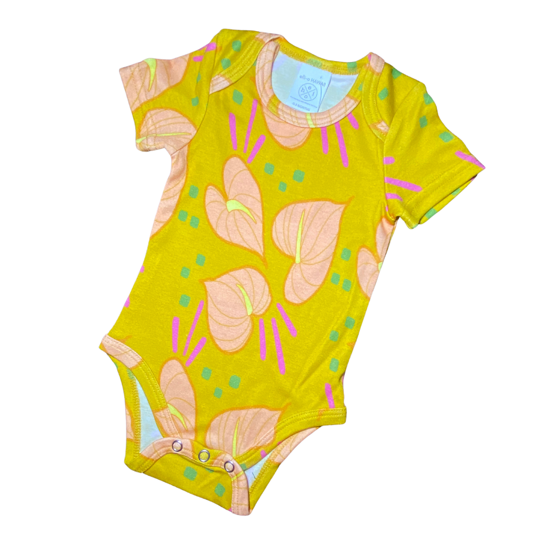 Classic Onesie - Anthurium Dreams: 6-12 M