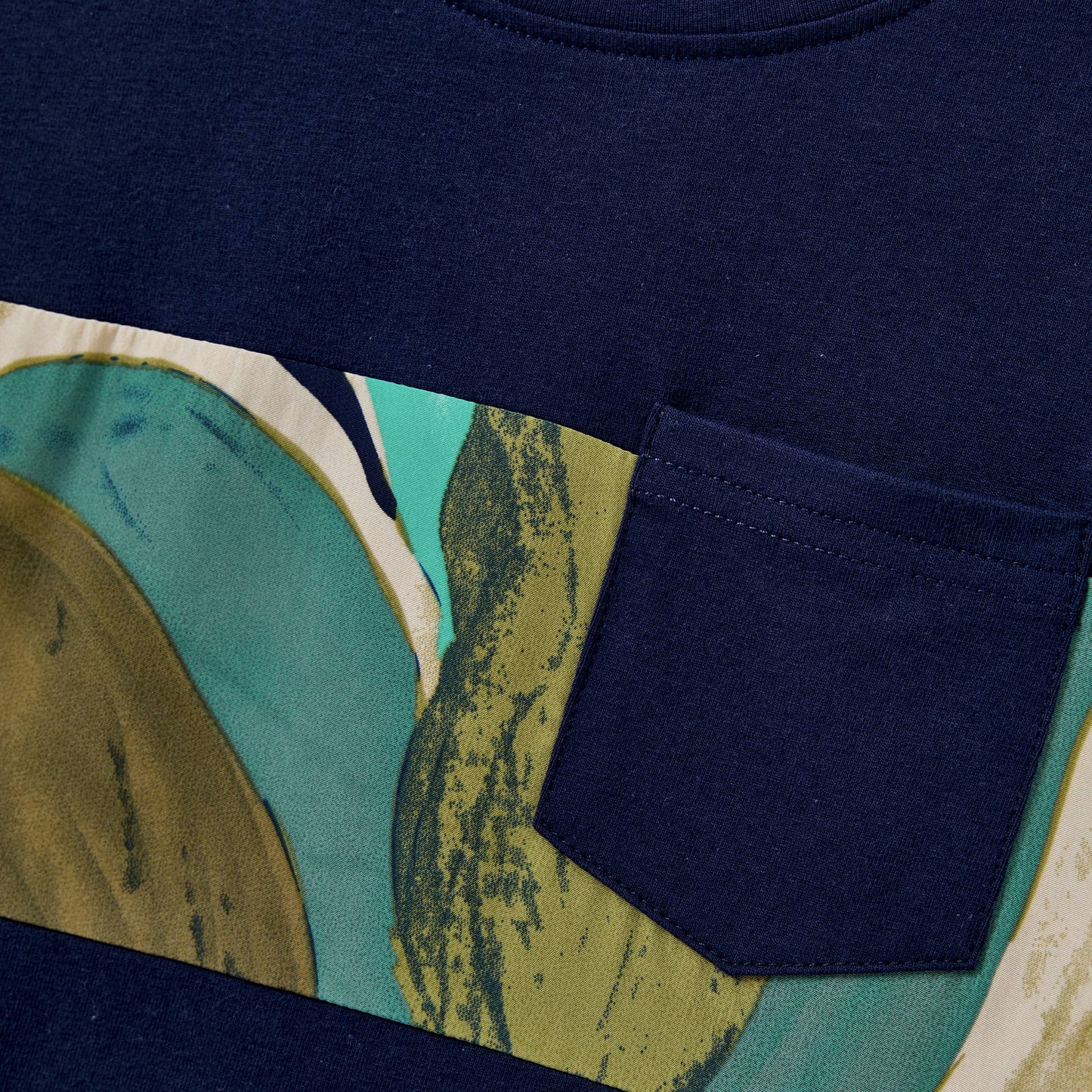 Leaf T-Shirt: Blue: 3-4 Years