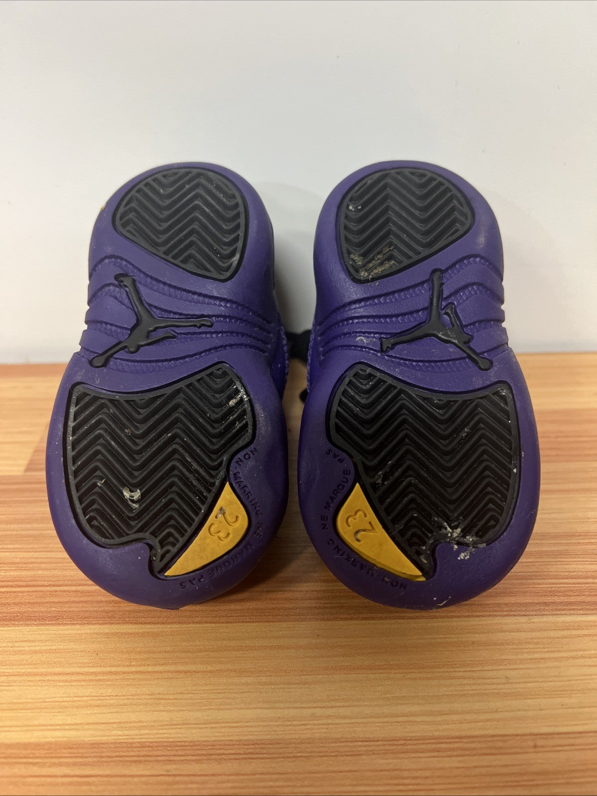 Nike Air JORDAN 12 Retro Field Purple Black 850000-057 Shoes Toddler Size 4C