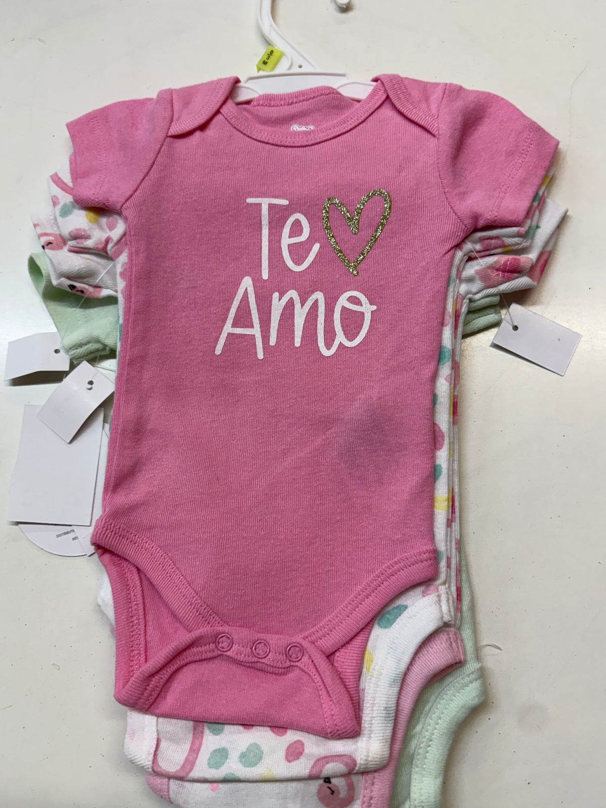 New 4pk Bodysuits, 0-3m