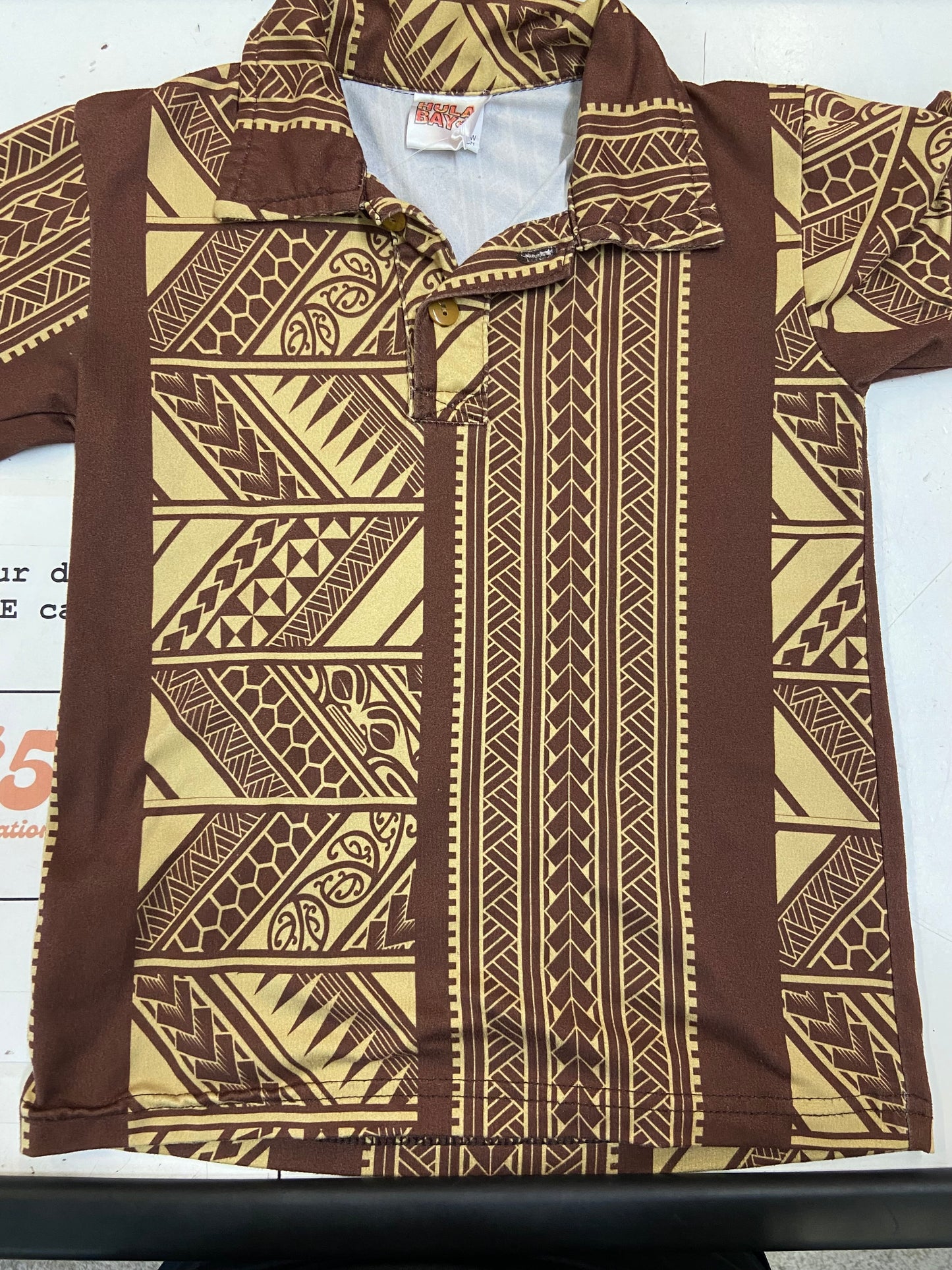 Brown Collared Shirt, 3t