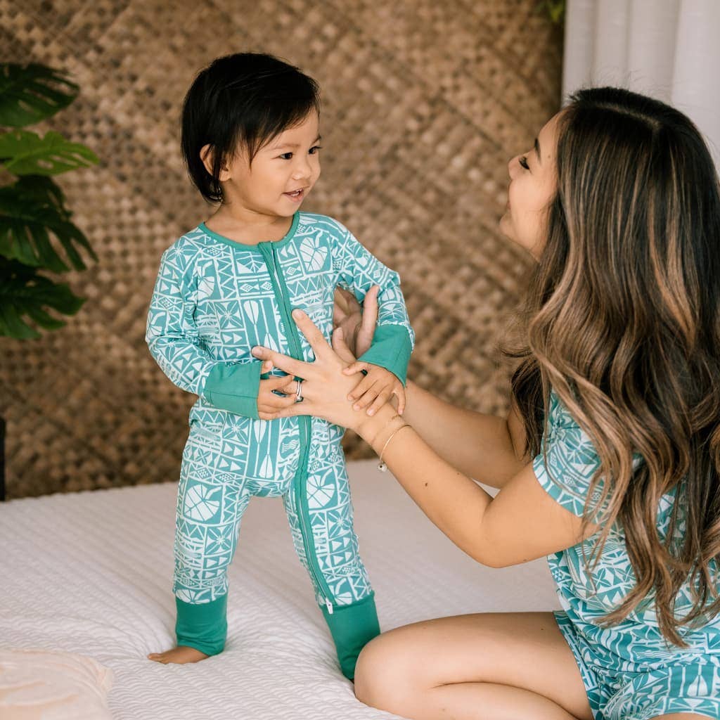 Kapa Kulture Bamboo Coverall: 18-24M