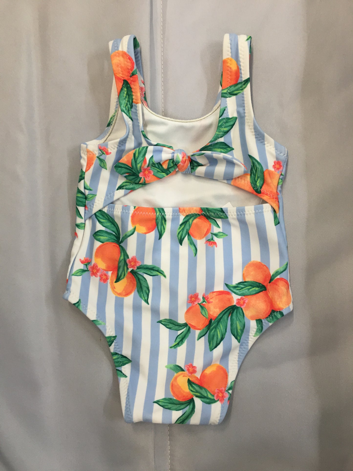 Stripped Swim Suit, 3-6m
