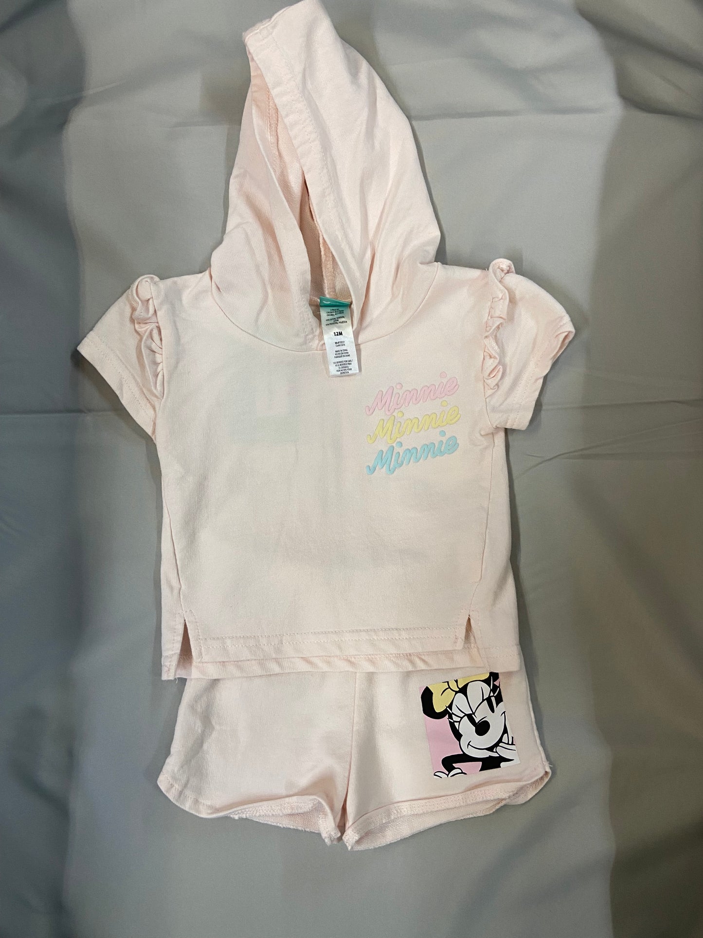 Minnie Mouse Pink 2 Piece Set, 12m