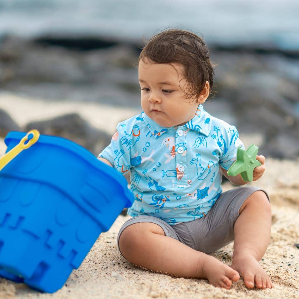 Reef Rascals Bamboo Polo Shirt: 4T