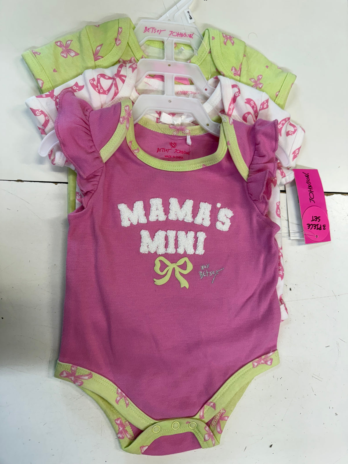 New 3pc Bodysuit, 0-3m