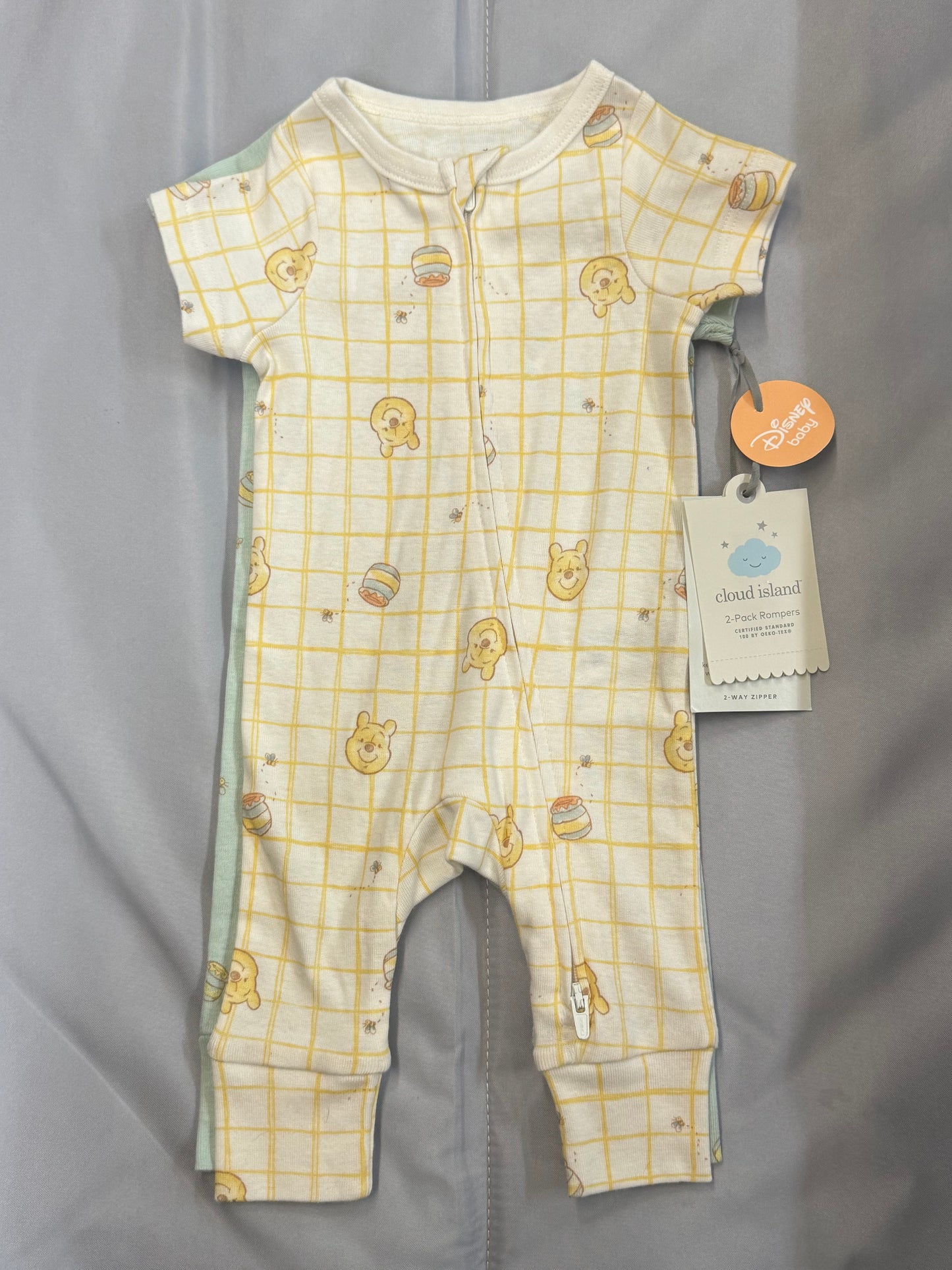 New 2pc Pooh Outfits, Newborn