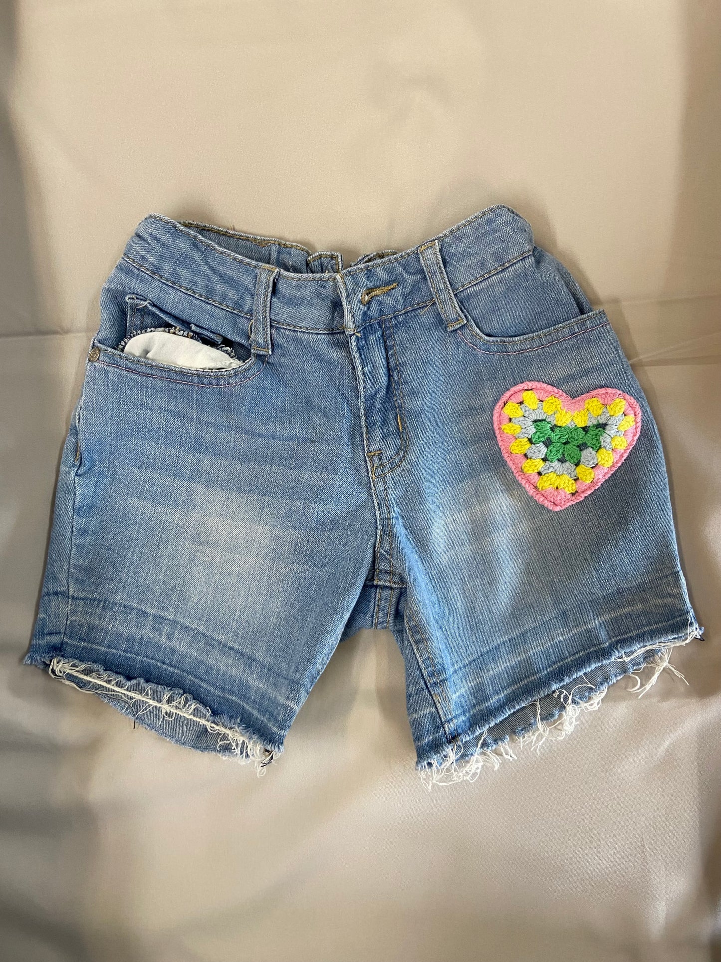 Heart Denim Shorts, 10