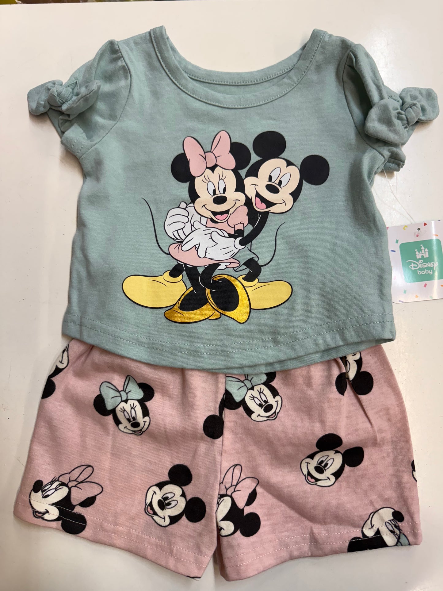 New Mickey and Minnie 2pc Set, 12m