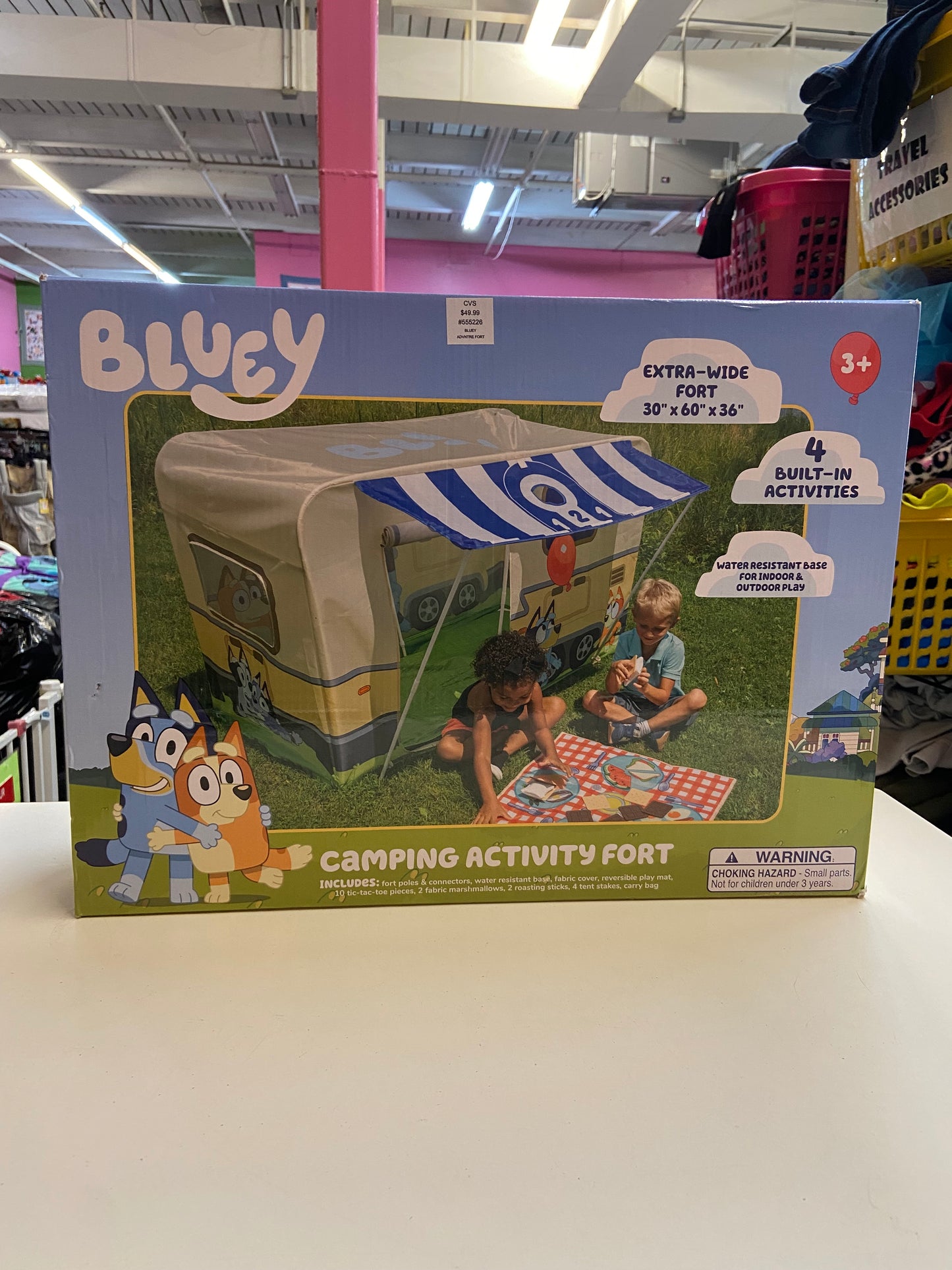 Bluey Camping Activity Fort