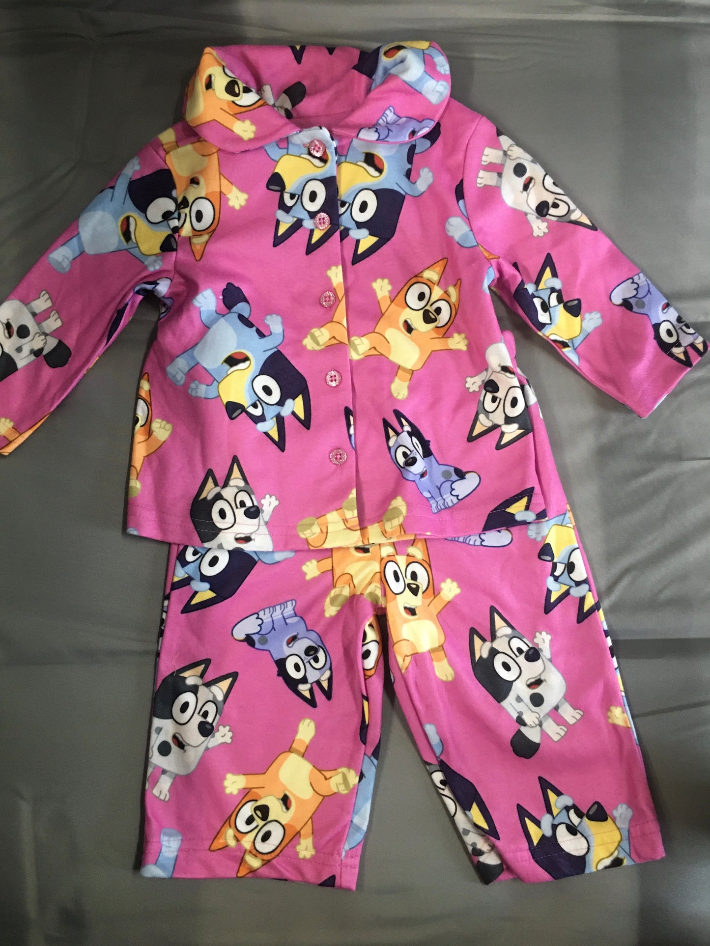 Bluey 2 Piece Pajama Set, 12m