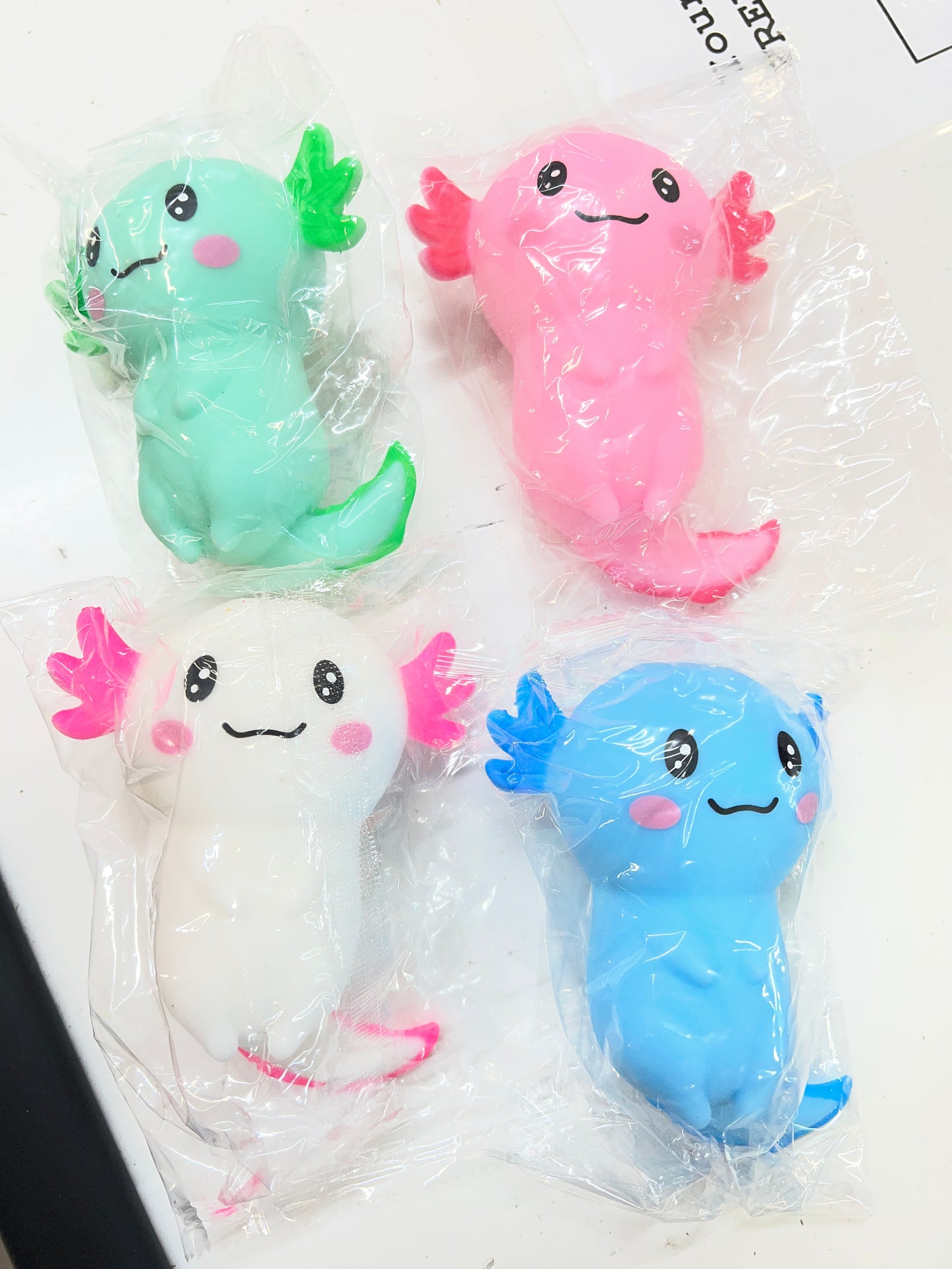 Marshmallow Squishy Axolotl