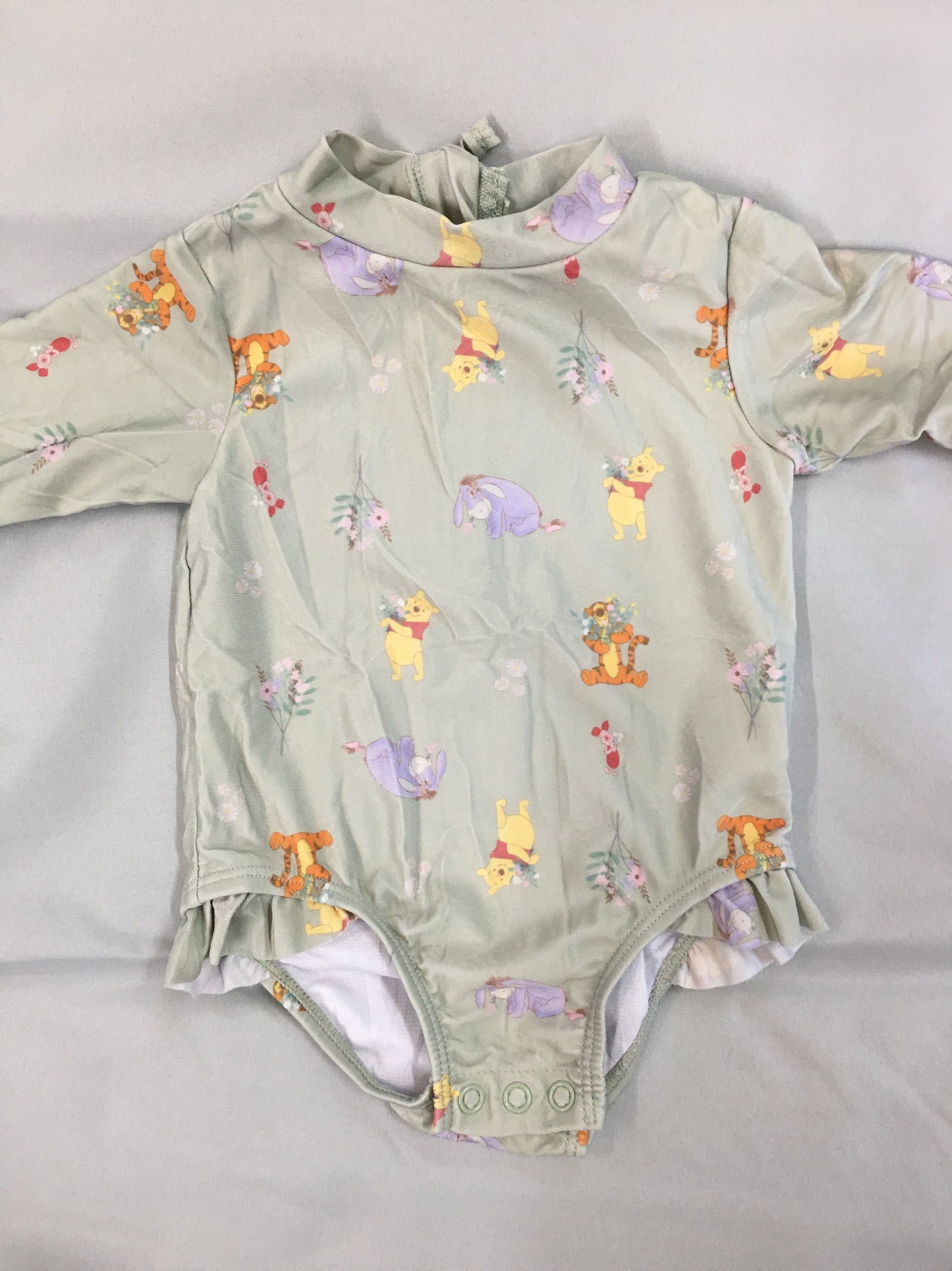 Disney Baby Green Swim Wear, 6m