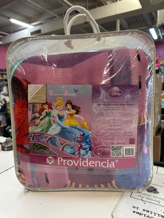 Disney Princess Super Twin Microvelvet Sherpa Blanket