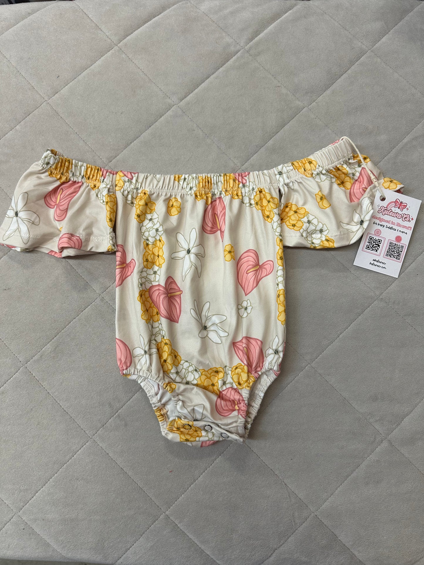 Kulewa Co OTS OG Puakenikeni Bodysuit, Size 9-12M