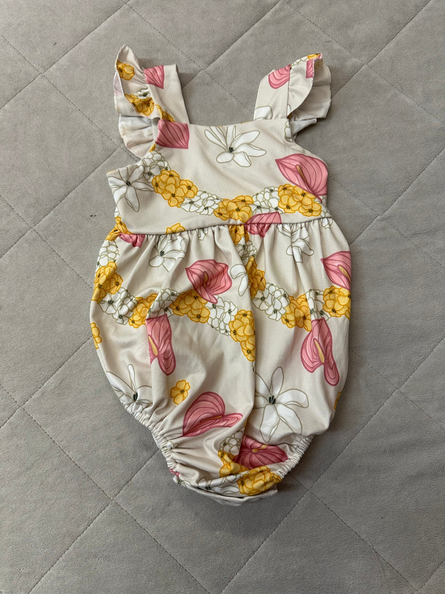 Kulewa Co OG Puakenikeni Hauoli Romper, Size 9-12M
