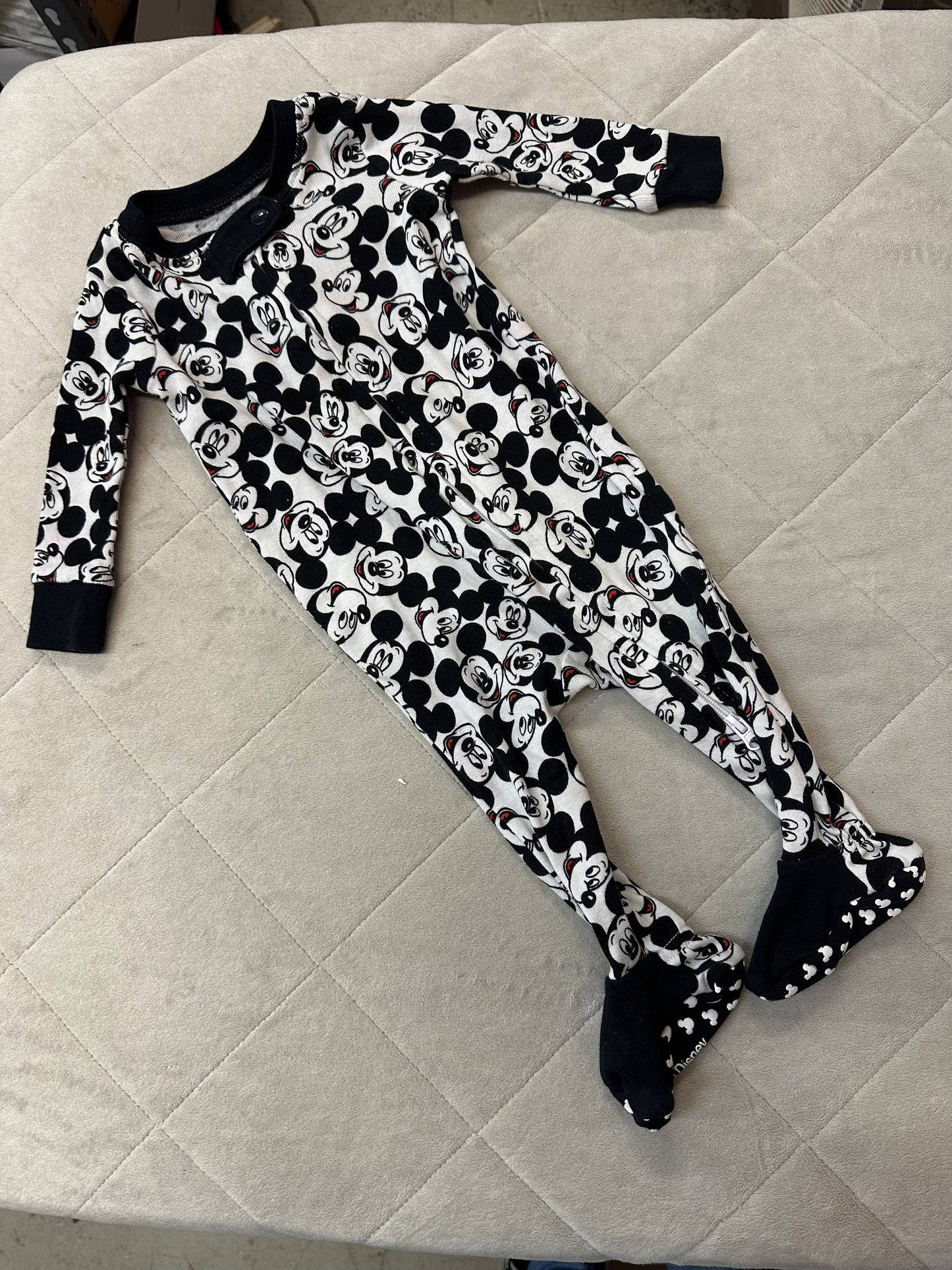 Mickey Mouse Coverall, Size 3-6M