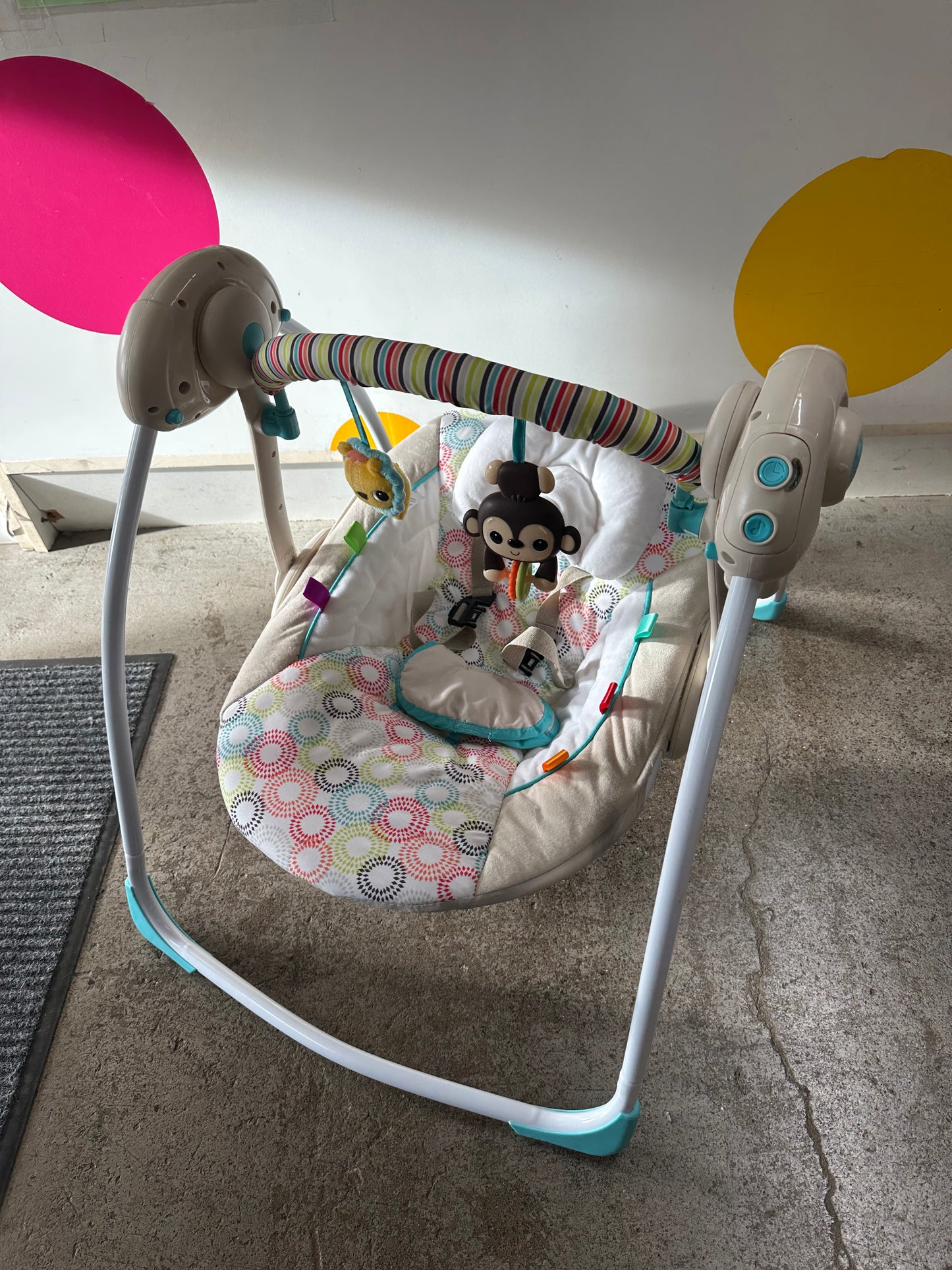 Bright Starts Portable Swing, Monkey