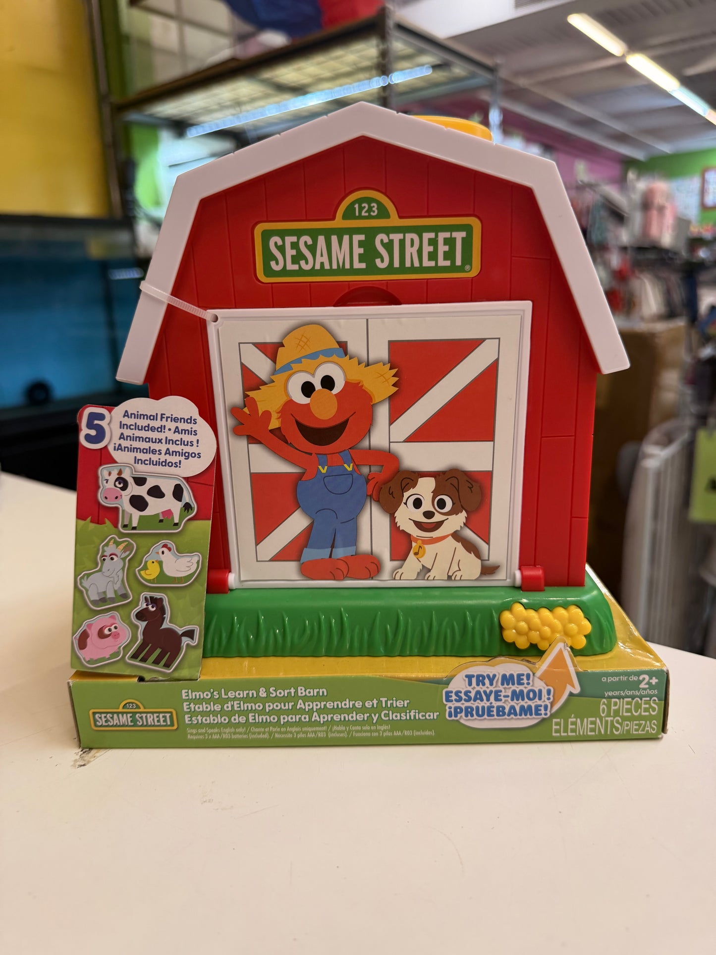 New Sesame Street Elmo’s Learn & Sort Barn