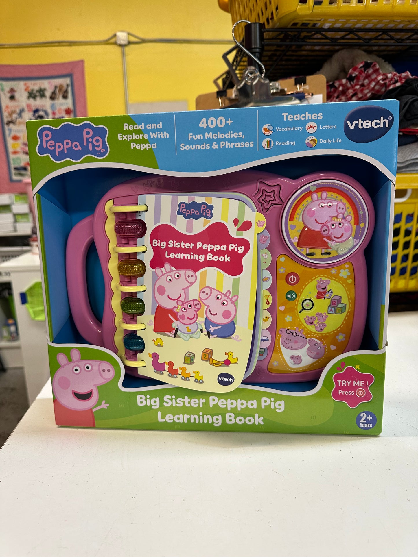 New Vtech Peppa Pig Big Sister Learning Book