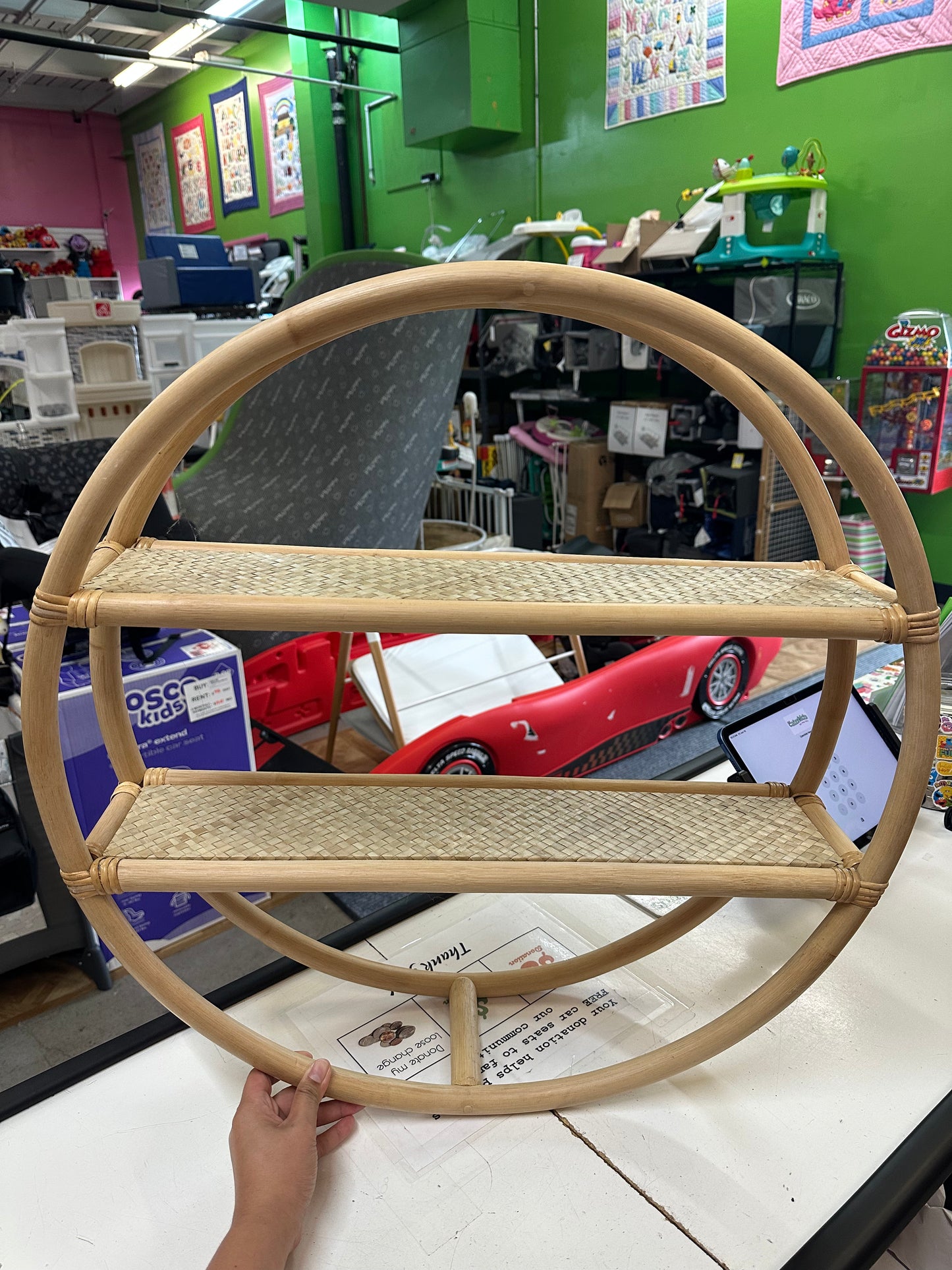 Rattan Hanging Shelf