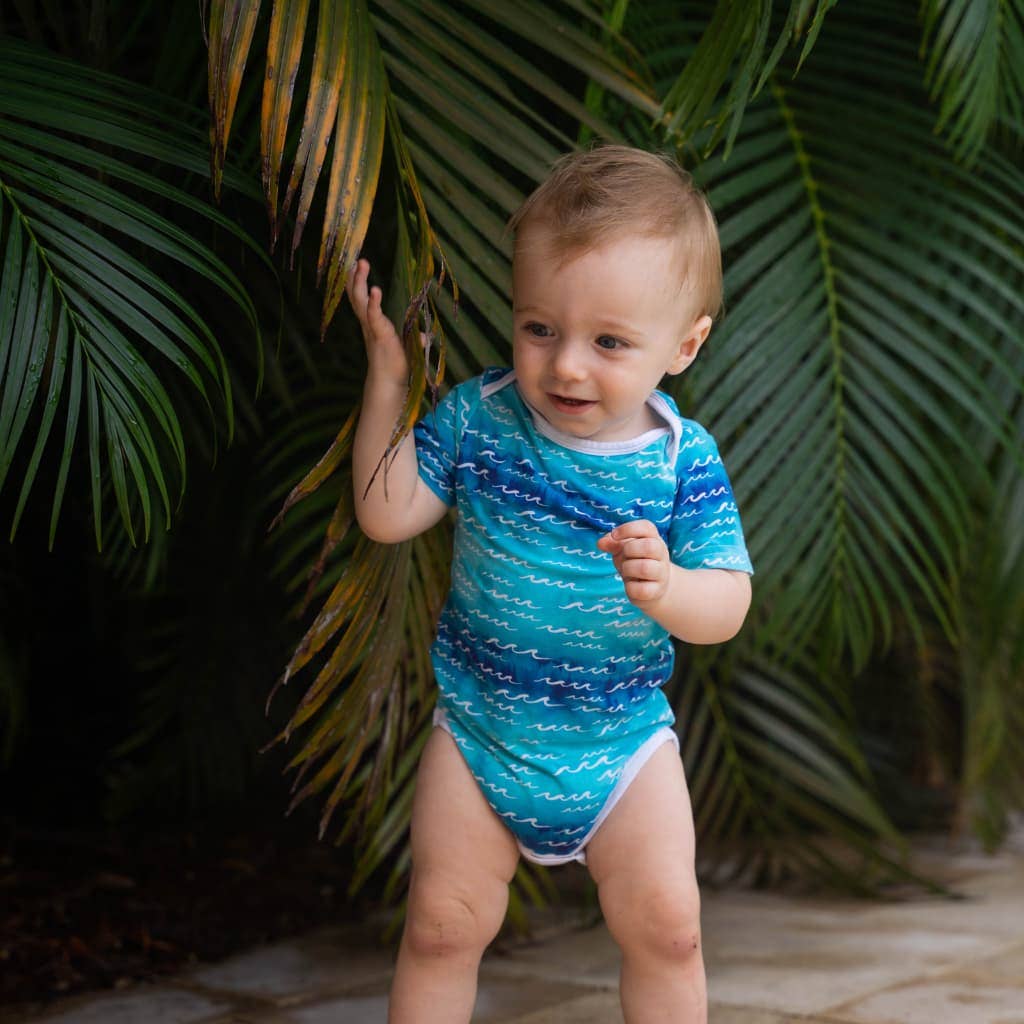 Nalu Baby Bamboo Onesie: 0-6M