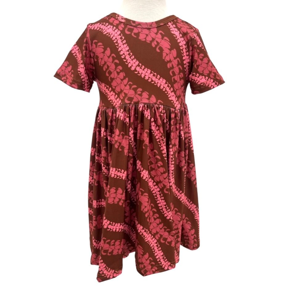 Brown Lei Puakenikeni tee Dress