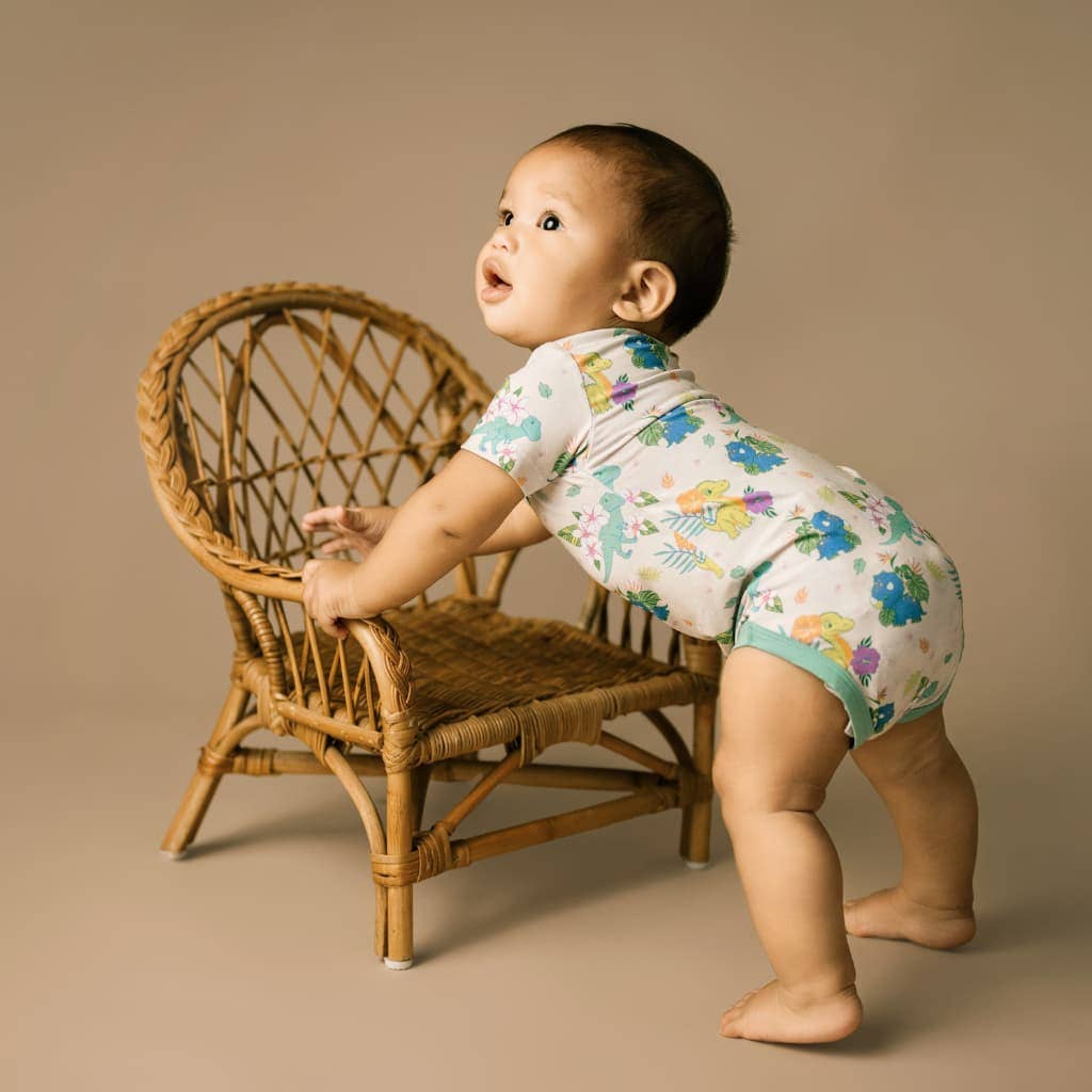 Aloha Before Time Bamboo Onesie: 0-6M