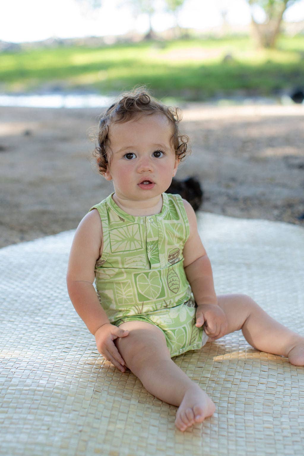 Kapa Kalo Bamboo Tank Romper: 18-24mo