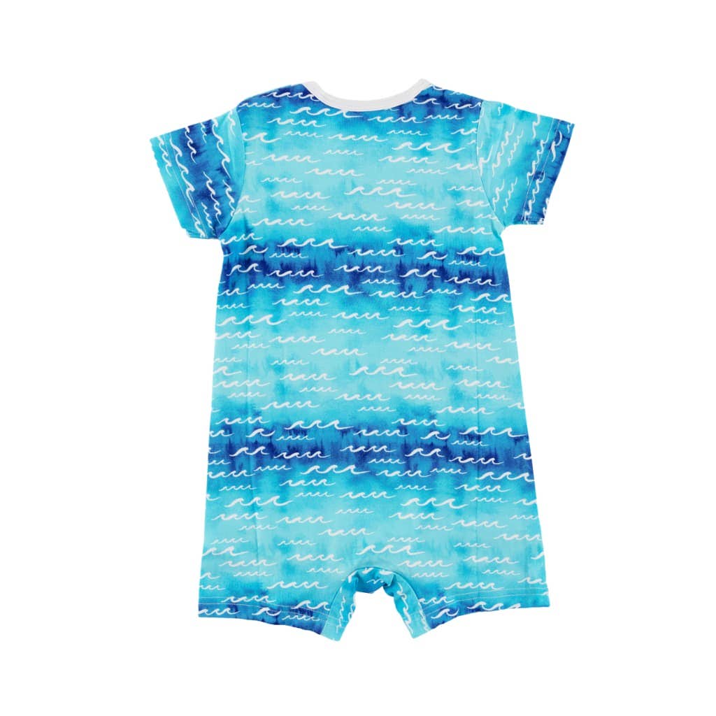 Nalu Shortie Bamboo Romper: 12-18M