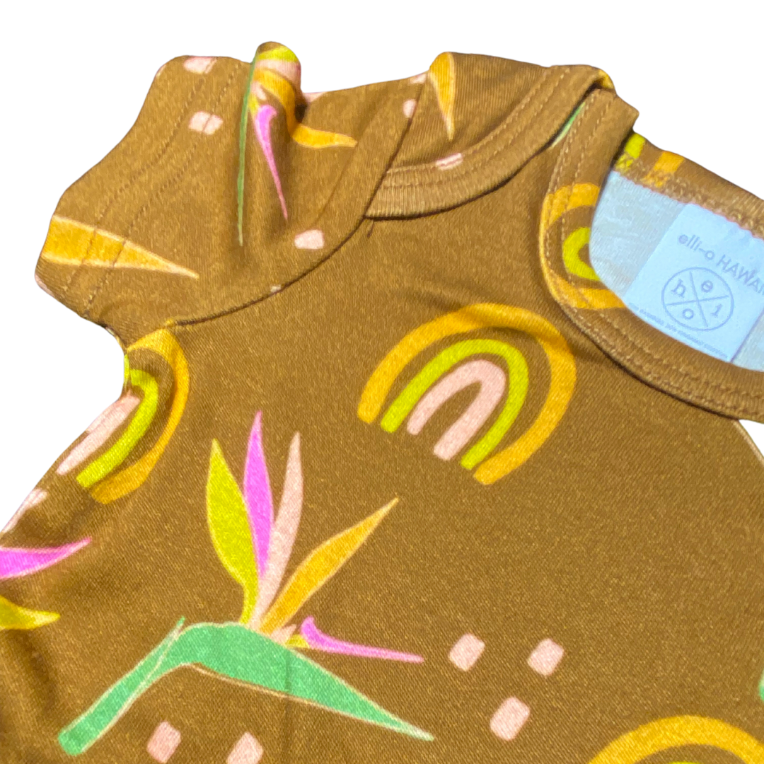 Classic Onesie - Retro Paradise: 0-3 M