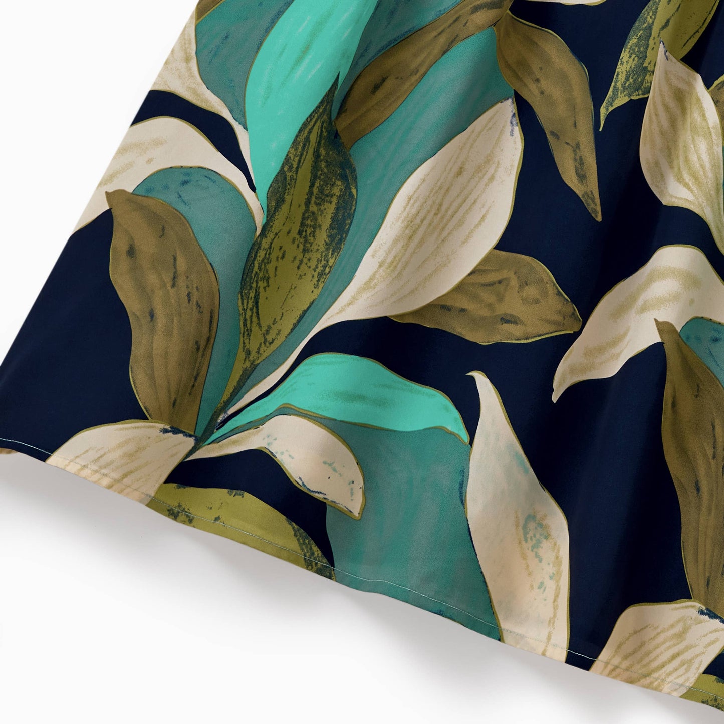 Leaf Dress: Blue: 4-5 Years