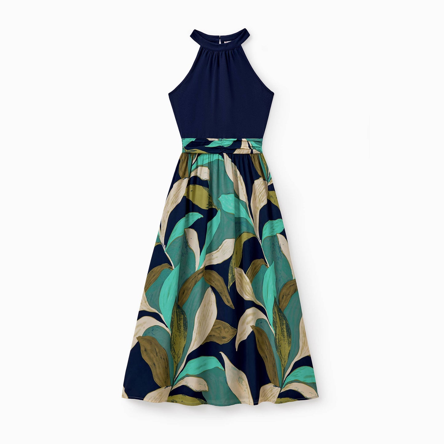 Leaf Dress: Blue: 3-4 Years