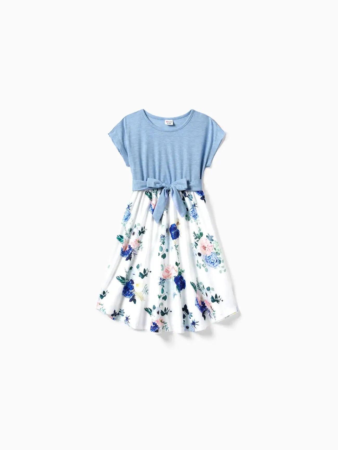 T-Shirt Dress: Blue 2 Years