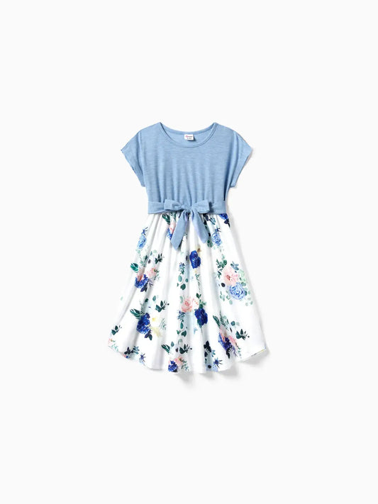 T-Shirt Dress: Blue 3-4 Years