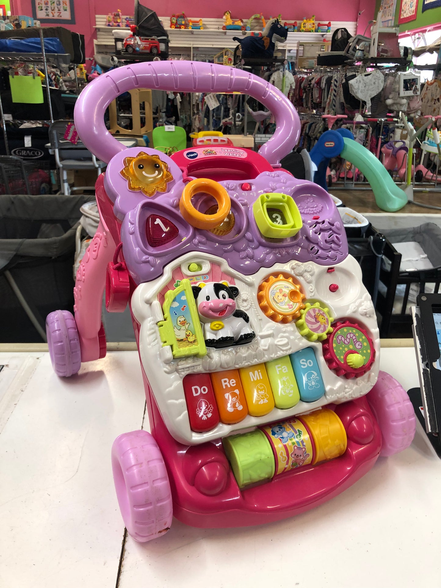 Vtech Sit to Stand Learning Walker, Pink