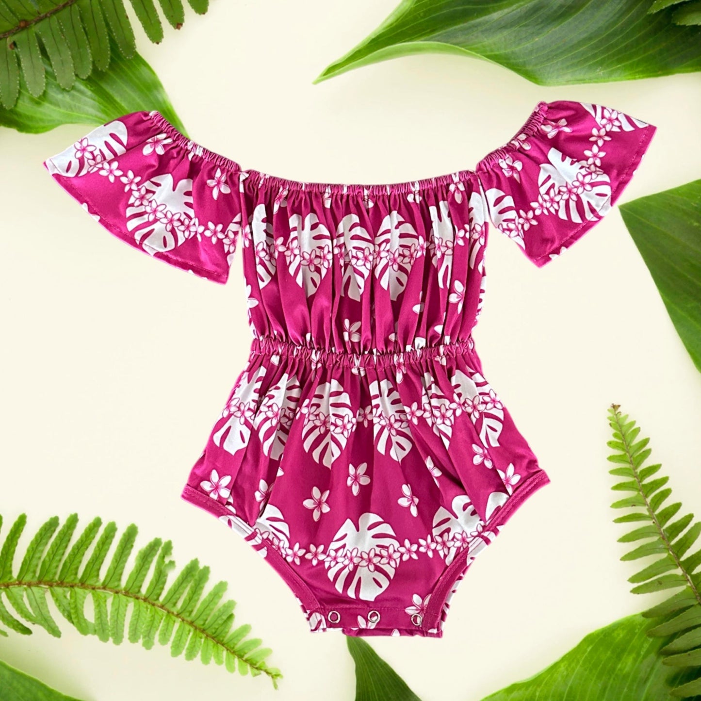 Magenta Kanani Off the Shoulder Onesie
