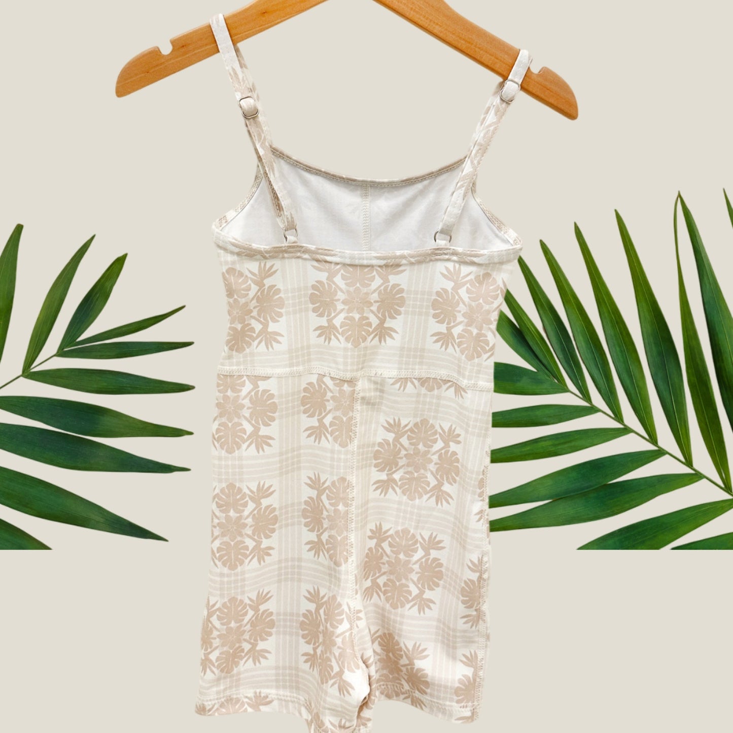 Tropical Cream Palaka Sierra Jumpsuit