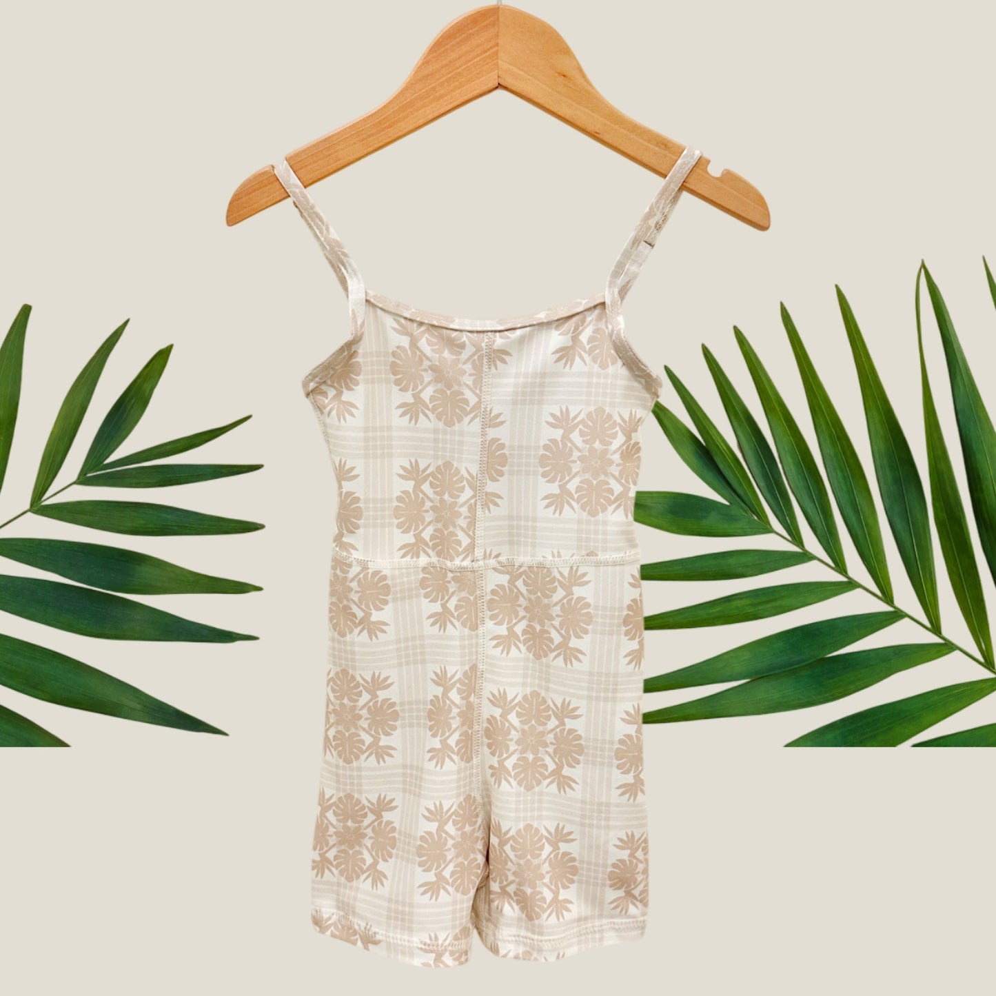 Tropical Cream Palaka Sierra Jumpsuit