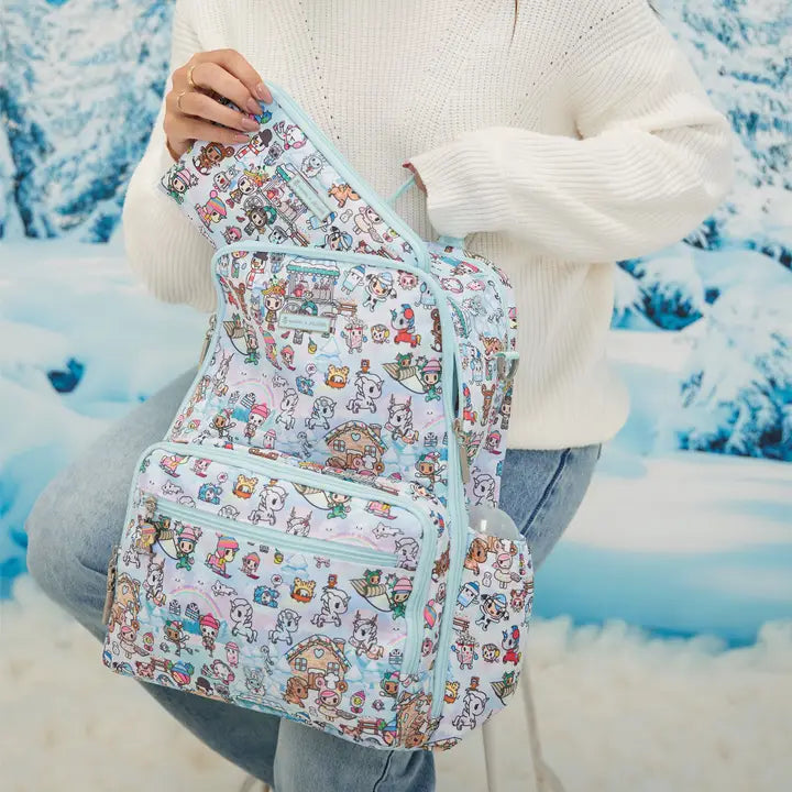 New Jujube Tokidoki Zealous Backpack, Snow Day
