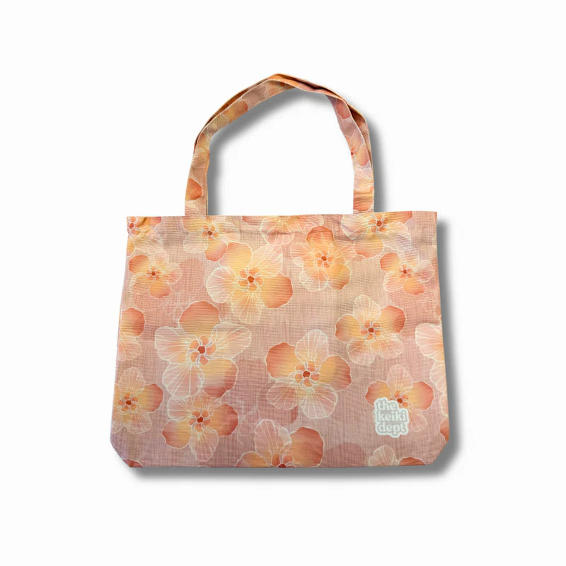 The Keiki Dept Every Day Canvas Tote Bag, Hazy Hau