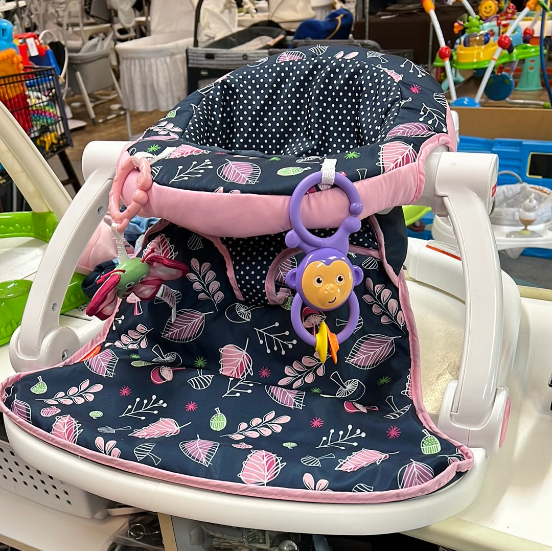 Fisher Price Sit Me Up, Navy/Pink