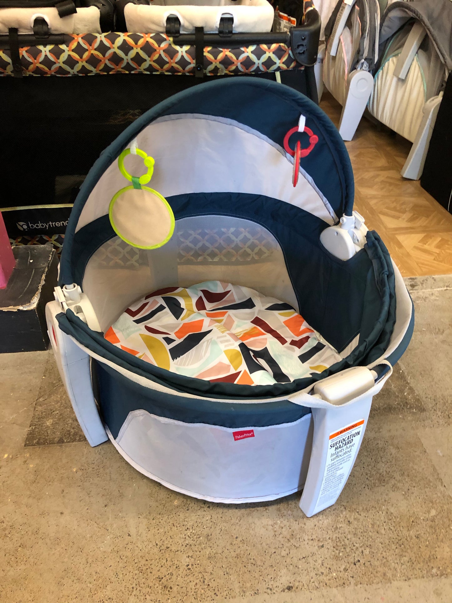 Fisher Price On the Go Dome, Navy Blue